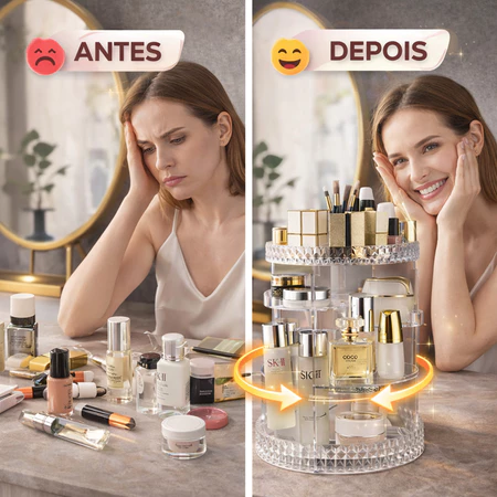 GlowOrganize — Organizador de Cosméticos 360º