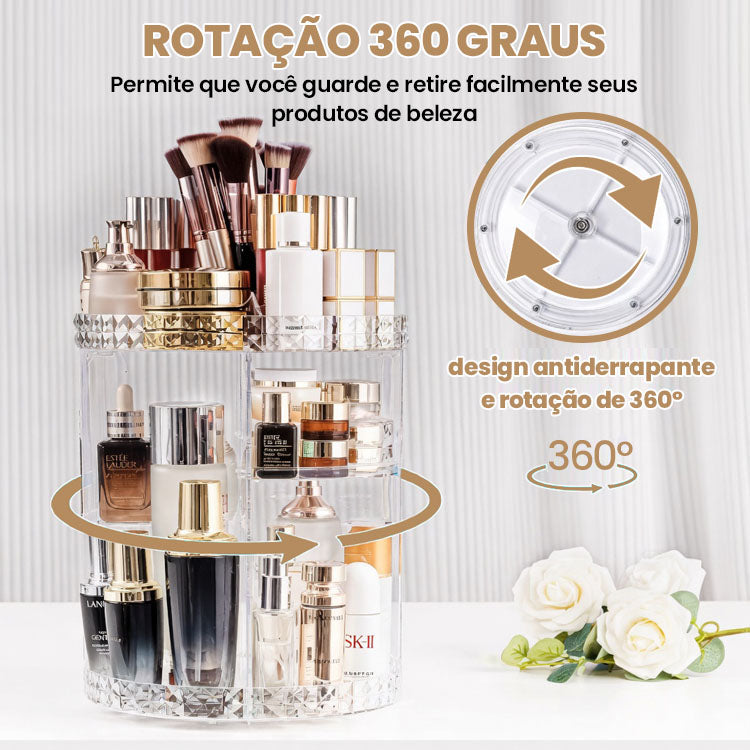 GlowOrganize - Organizador de Cosméticos 360º