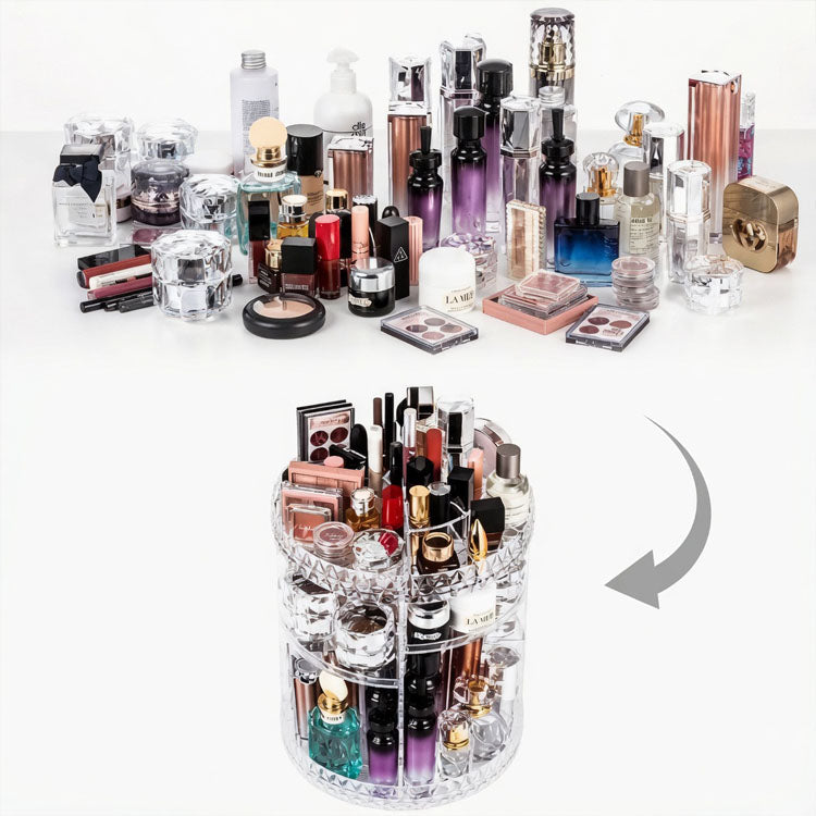 GlowOrganize - Organizador de Cosméticos 360º