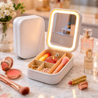 GlowMirror — Estojo de Maquiagem com Espelho LED
